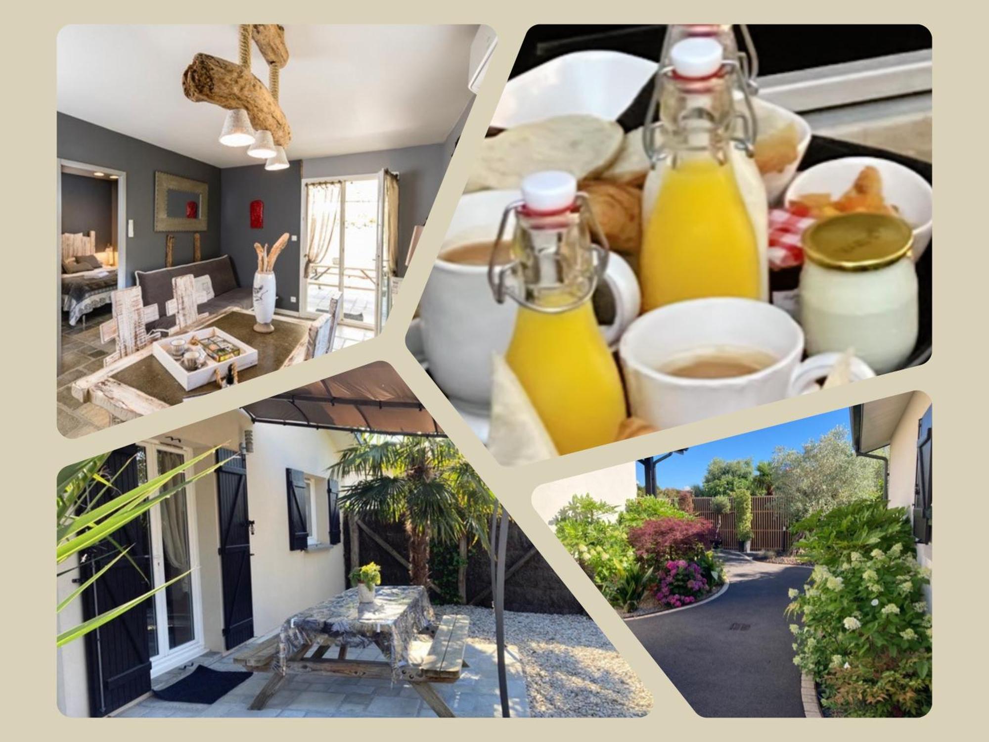 Charme & Confort- Les Cottages Du Bassin D'Arcachon- Petit-Dejeuner Sur Demande - Nuitee, Court Sejour, Semaine Gujan-Mestras Buitenkant foto